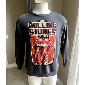 Rolling Stones black sweatshirt womens size L, mens size M